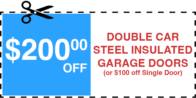 200 off garage door repair