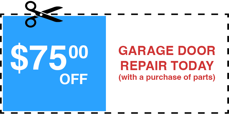 75 off garage door repair